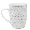 Mug blanc à motif taupe^Gifi New