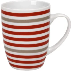 Mug blanc à rayures^Gifi