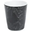 Mug blanc décor tiges feuilles noires^Gifi Clearance