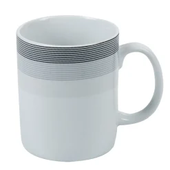 Mug blanc et gris Sérénité Rayures^Gifi New