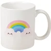 Mug blanc motif arc-en-ciel^Gifi New