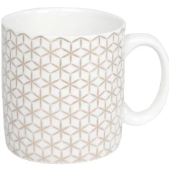 Mug blanc motifs étoiles dorées^Gifi Sale