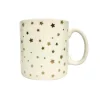 Mug blanc motifs étoiles dorées^Gifi Best