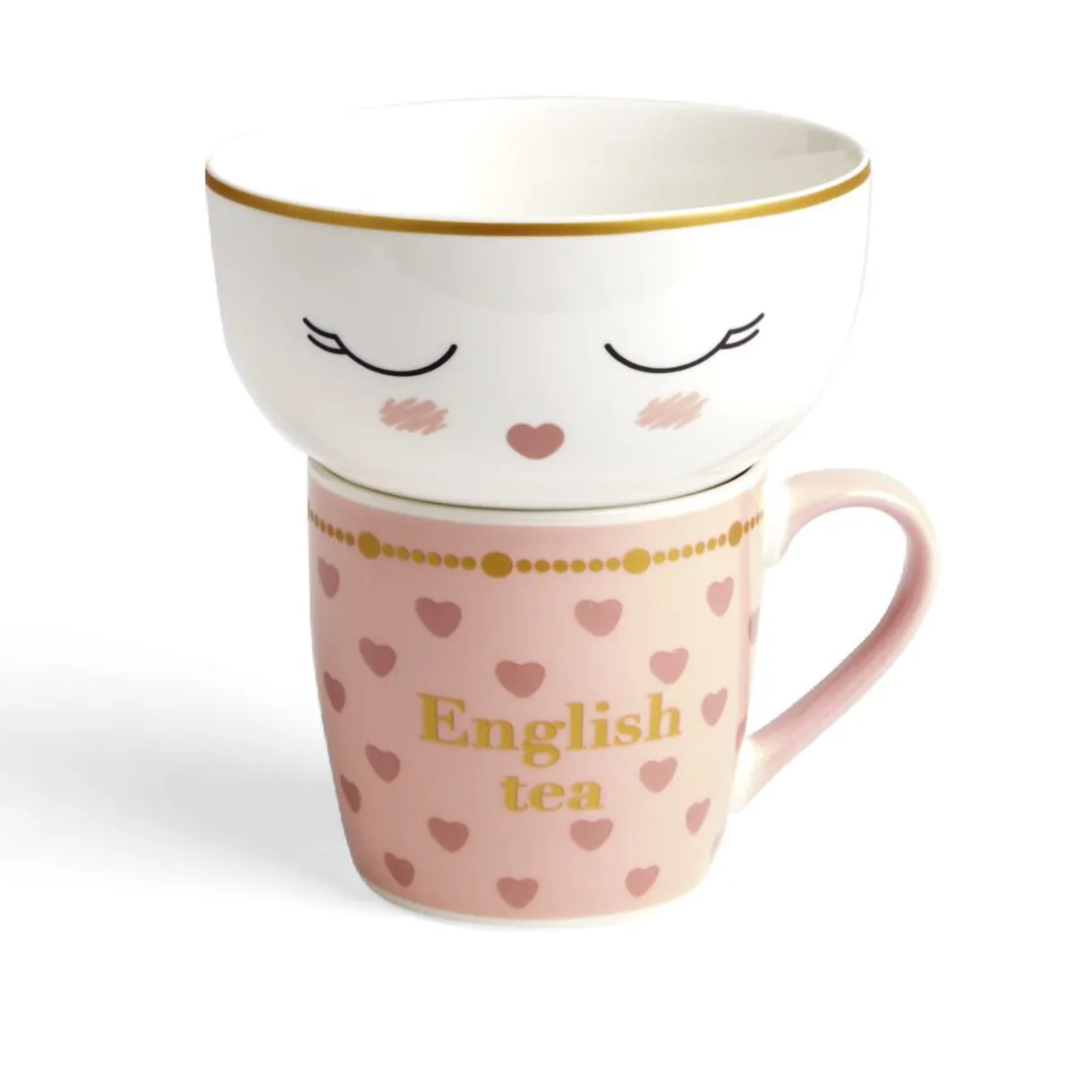 Mug 35,5cl avec bol Madame 52cl^Gifi