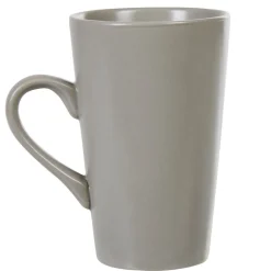 Mug conique en porcelaine gris clair^Gifi Clearance