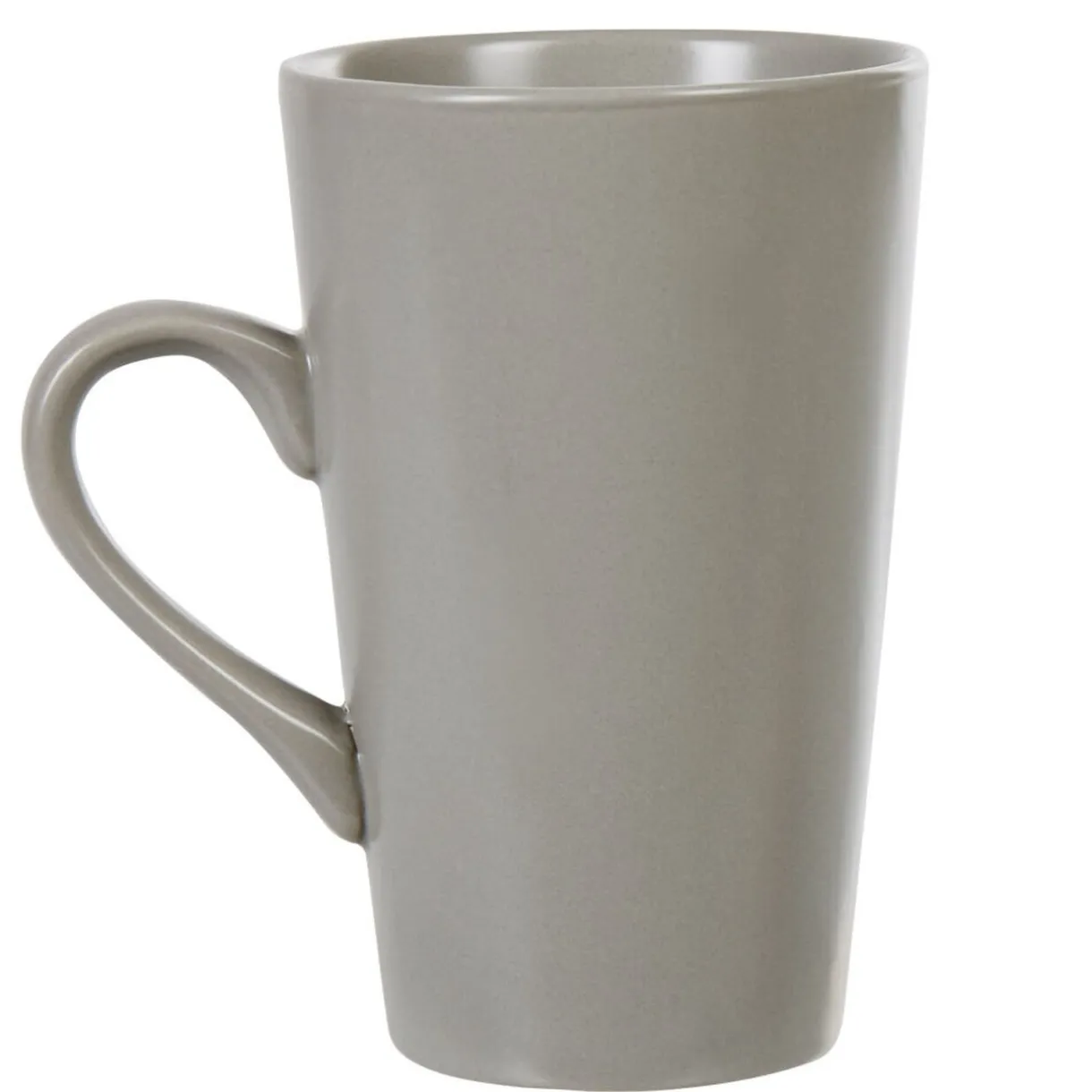 Mug conique en porcelaine gris clair^Gifi Clearance