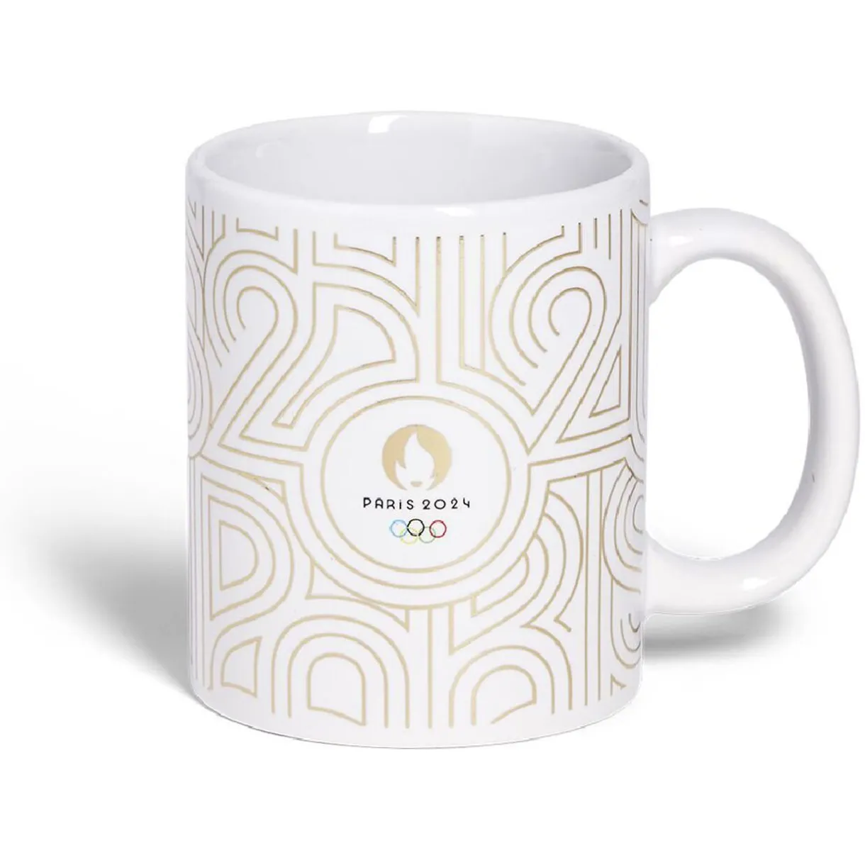 Mug céramique blanc JO Paris 2024 30cL^Gifi Outlet