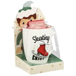 Mug de Noël en céramique avec préparation chocolat^Gifi New