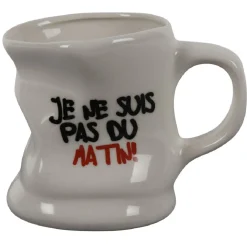Mug déformé avec message humoristique en céramique^Gifi Outlet