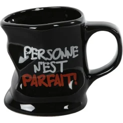 Mug déformé avec message humoristique en céramique^Gifi Outlet