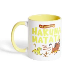 Mug Disney Le Roi Lion Hakuna Matata blanc et jaune 315ml^Gifi New