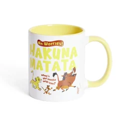 Mug Disney Le Roi Lion Hakuna Matata blanc et jaune 315ml^Gifi New