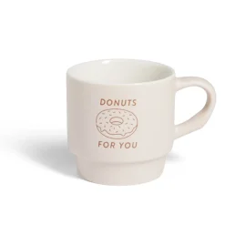 Mug empilables en céramique motifs et couleurs assorties 300ml - 4 pièces^Gifi Outlet