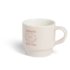 Mug empilables en céramique motifs et couleurs assorties 300ml - 4 pièces^Gifi Outlet