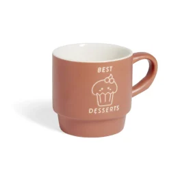 Mug empilables en céramique motifs et couleurs assorties 300ml - 4 pièces^Gifi Outlet