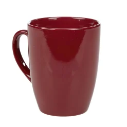 Mug en faïence 31 cl uni rouge brillant^Gifi Discount