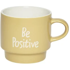 Mug en faïence avec support en métal x4^Gifi Online