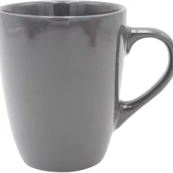 Mug en faïence uni gris brillant 31 cl^Gifi Online