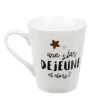 Mug en porcelaine Déjeuner de Star 27cl^Gifi New