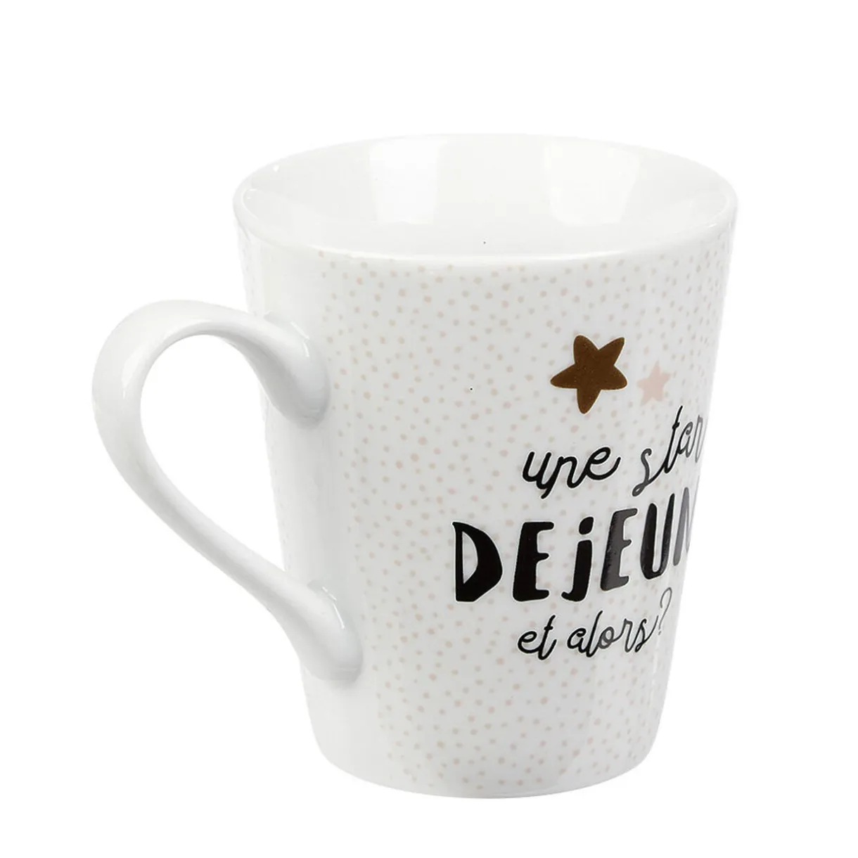 Mug en porcelaine Déjeuner de Star 27cl^Gifi New