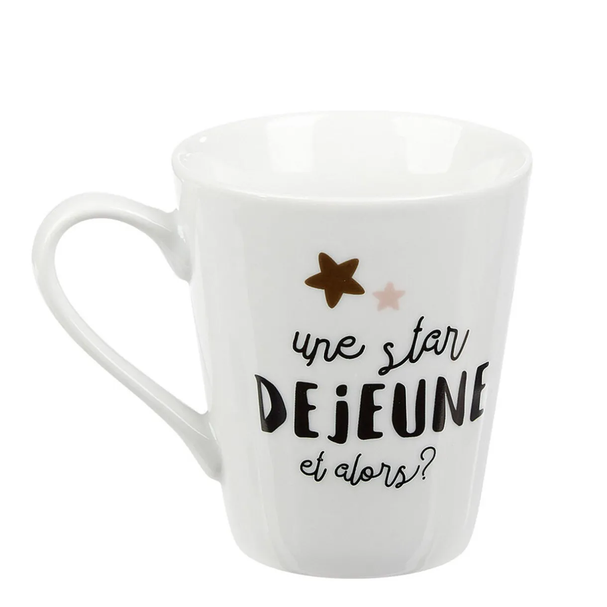 Mug en porcelaine Déjeuner de Star 27cl^Gifi New
