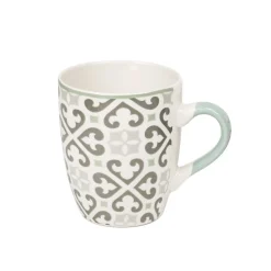 Mug en porcelaine motif Carreau de ciment gris 33 cl^Gifi Hot