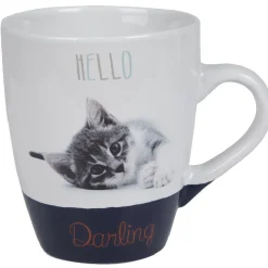 Mug faïence motif chat^Gifi Outlet