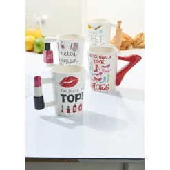 Mug fantaisie en céramique pour femme^Gifi