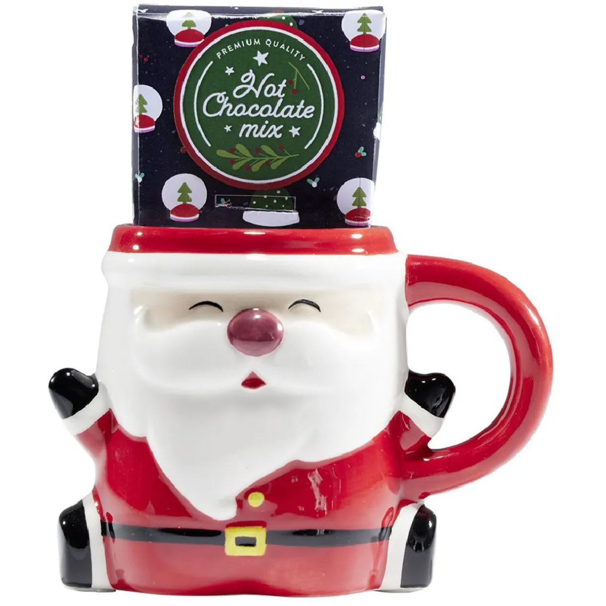 Mug forme personnage de Noël multicolore^Gifi Clearance