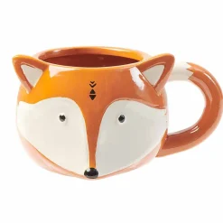 Mug forme tête de renard roux et blanc^Gifi Hot