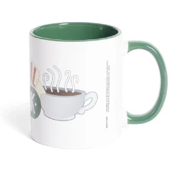 Mug Friends Central Perk blanc et vert 315ml^Gifi Clearance