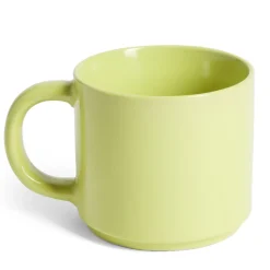 Mug grès jaune 500mL Ø9xH8cm^Gifi Best