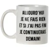 Mug imprimé message humour flemme ou allergique^Gifi Discount
