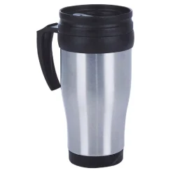 Mug isotherme 400ml gris noir^Gifi