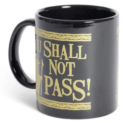 Mug Le Seigneur des Anneaux Vous ne passerez pas noir et doré 315ml^Gifi Hot