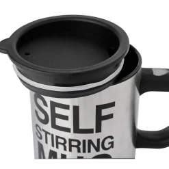 Mug mélangeur automatique inscription Self Stirring Mug 350 ml^Gifi New
