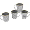 Mug motif géométrique gris et blanc^Gifi Sale