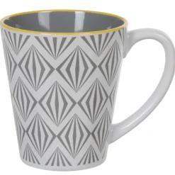 Mug motif géométrique gris et blanc^Gifi Sale