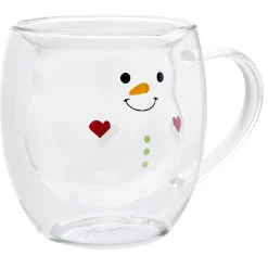 Mug Noël verre double paroi 30cl - 2 modèles^Gifi Outlet