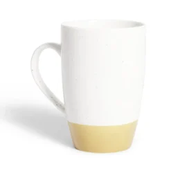 Mug porcelaine blanc et beige 500ml^Gifi Online