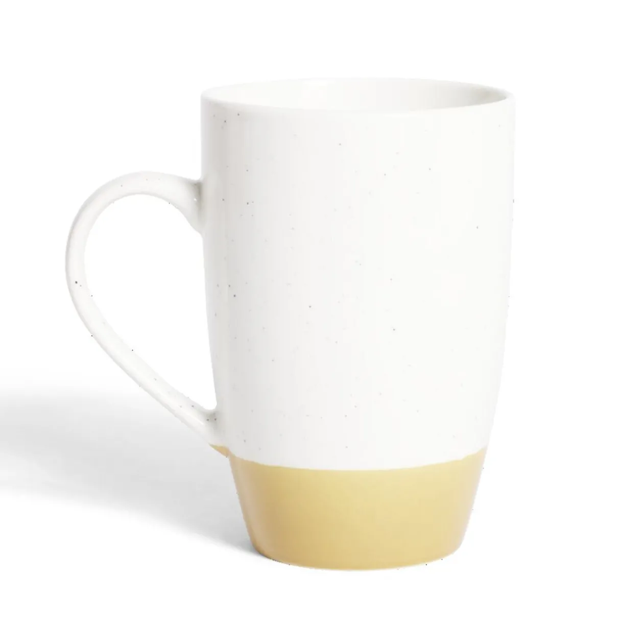 Mug porcelaine blanc et beige 500ml^Gifi Online