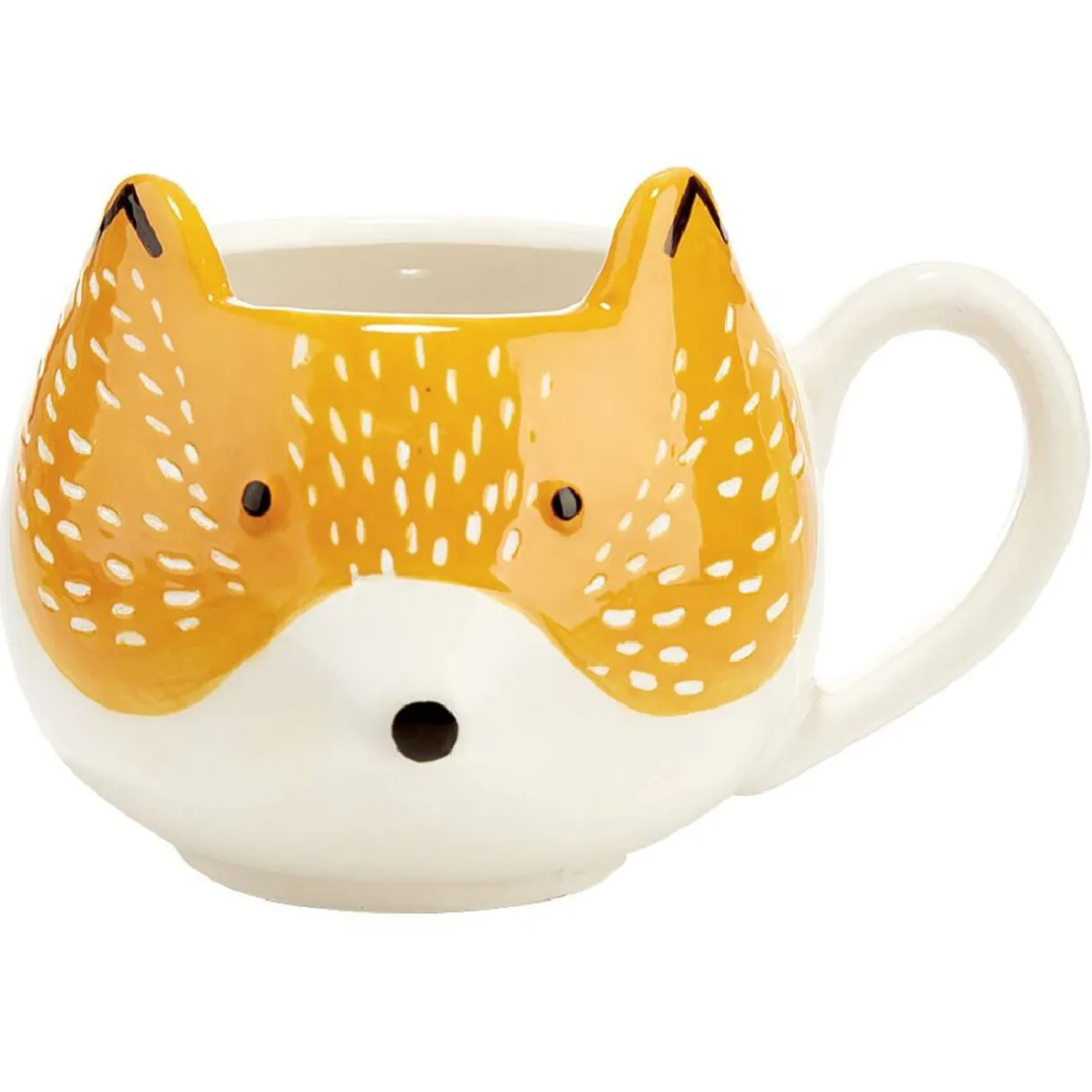 Mug renard orange blanc noir^Gifi Outlet