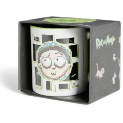 Mug Rick et Morty blanc et vert clair 315ml^Gifi Outlet