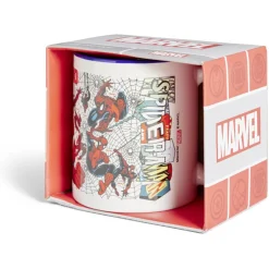 Mug Spiderman Marvel blanc et bleu 315ml^Gifi Discount