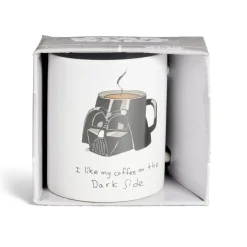 Mug Star Wars Dark Vador blanc et noir 315ml^Gifi Discount