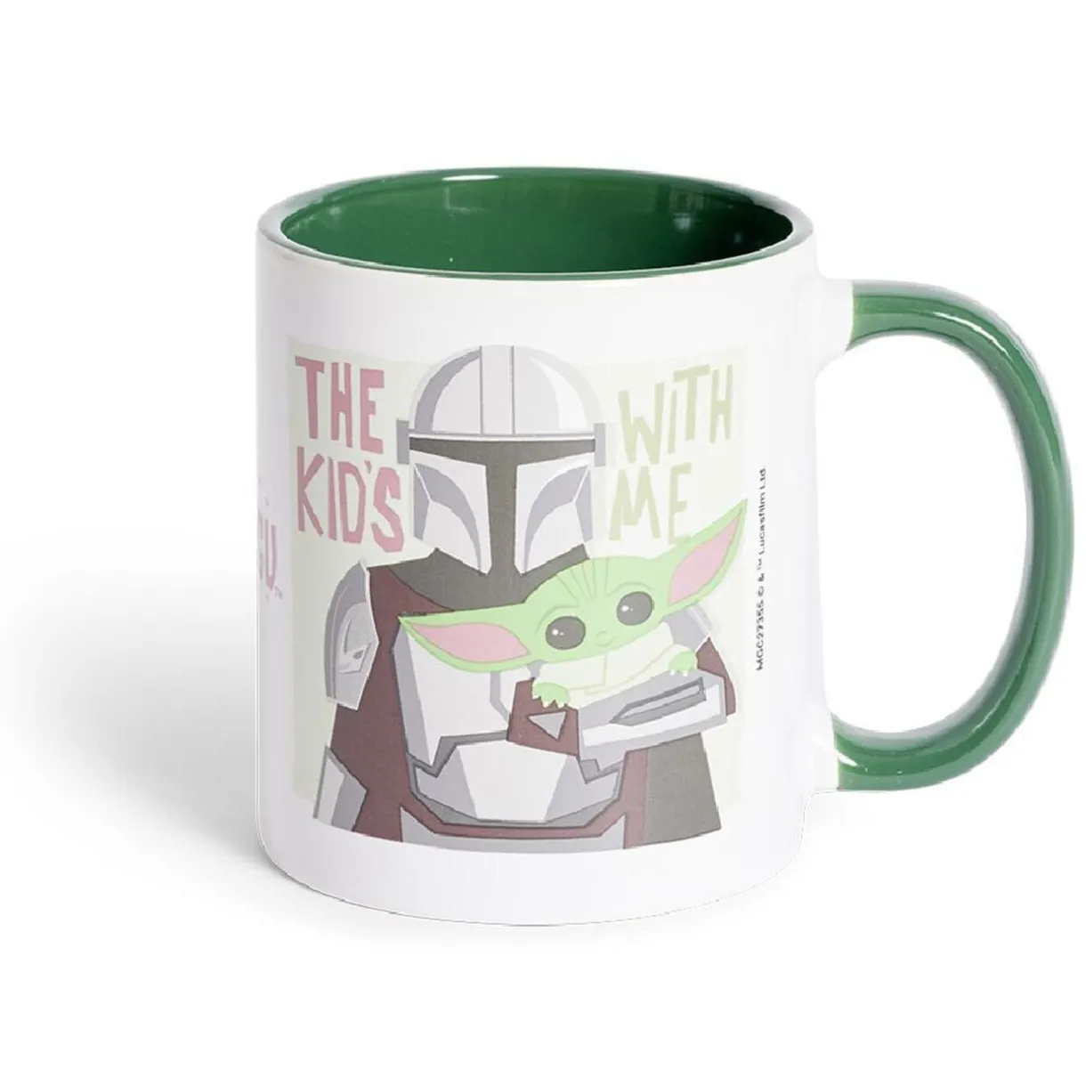 Mug Star Wars Mandalorian Storm Trooper blanc et vert 315ml^Gifi Discount