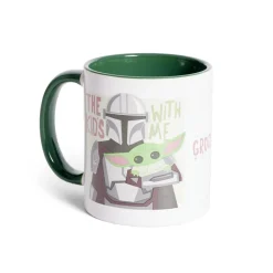 Mug Star Wars Mandalorian Storm Trooper blanc et vert 315ml^Gifi Discount