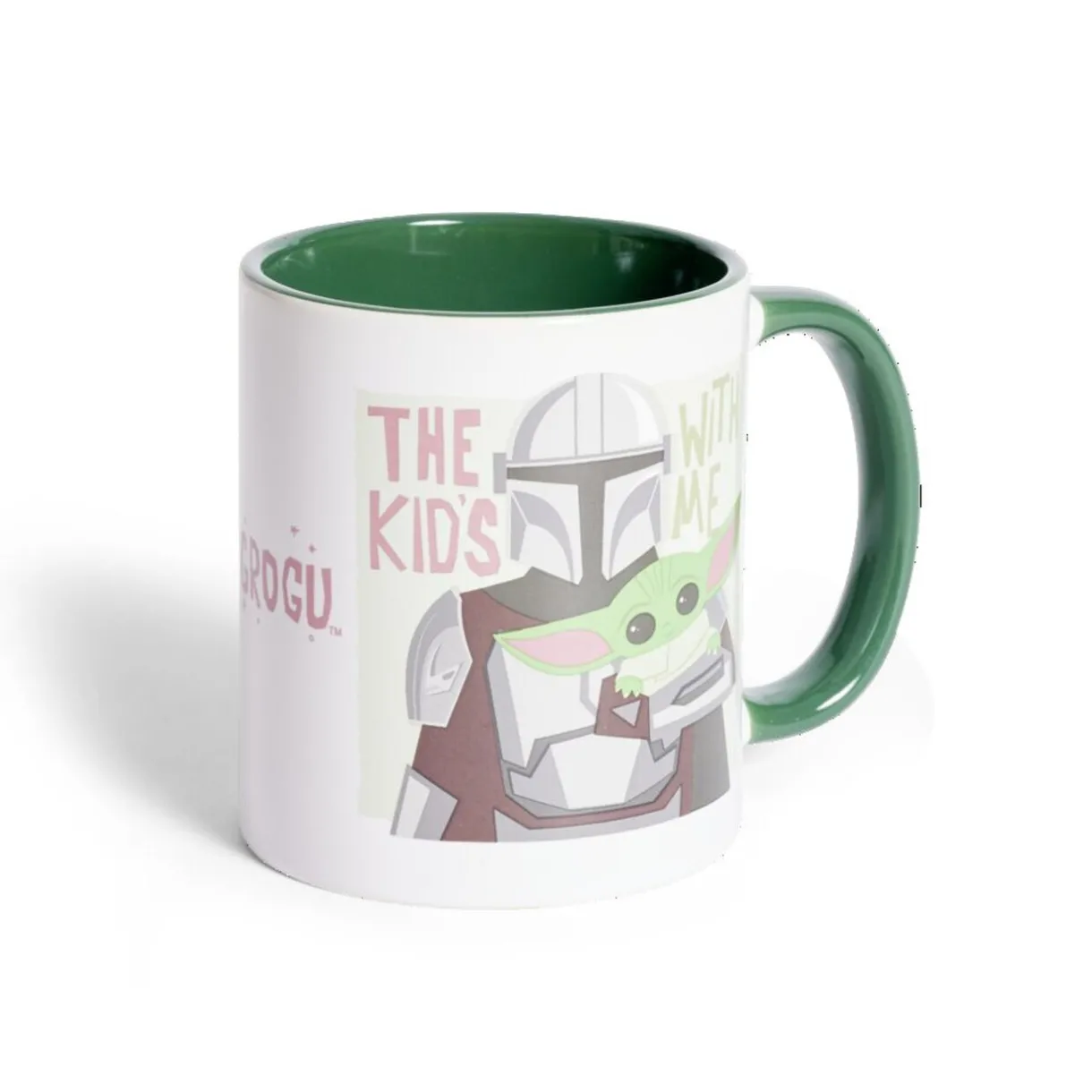 Mug Star Wars Mandalorian Storm Trooper blanc et vert 315ml^Gifi Discount