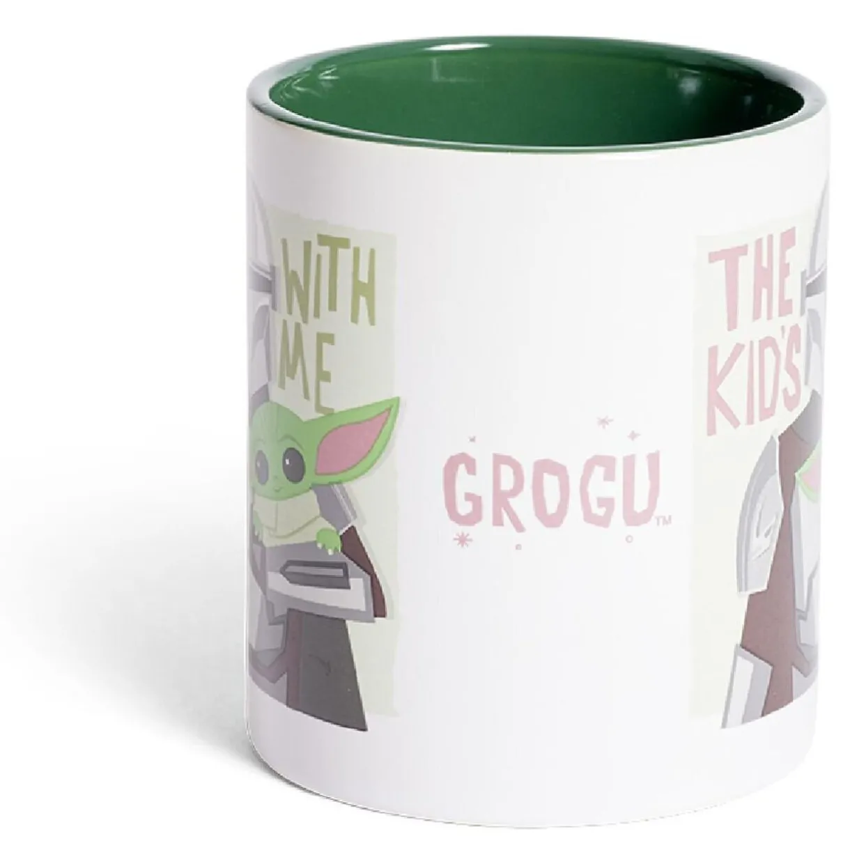 Mug Star Wars Mandalorian Storm Trooper blanc et vert 315ml^Gifi Discount