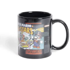 Mug Super Mario Super Nintendo All Stars vintage noir et rouge 315ml^Gifi Hot